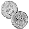 Great Britain 2 oz Silver Queen's Beasts 10-Coin Set .9999 Fine BU (w/Box)