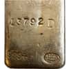 1 Kilo Johnson Matthey Vintage Silver Bar .999+ Fine Diamond JM Logo ("D" Suffix Serial Number)