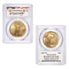 2007-W 1.85 oz Burnished Gold American Eagle 4-Coin Set PCGS SP 70 (Michael Reagan)