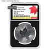 1 oz Canadian Silver Maple Leaf Coin NGC/PCGS MS/PF 70 FDOI (Random Year)