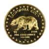 1984 The Great Seal of California Gold Round 3-pc Proof Set / w Box & COA