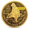 1 oz Engelhard Prospector Proof Gold Round .999+ Fine (Random Year, Scruffy)