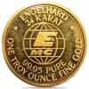 1 oz Engelhard Prospector Proof Gold Round .999+ Fine (Random Year, Scruffy)