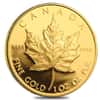 1989 1.85 oz Proof Gold Canadian Maple Leaf 4-Coin Set 