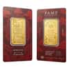 1 oz PAMP Suisse Good Luck Yellow Dragon Gold Bar .9999 Fine (in Assay)