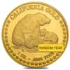 1 oz Great Seal of California Gold Round .9999 Fine BU/Proof (Random Year)