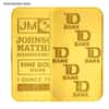 1 oz Johnson Matthey TD Bank Gold Bar .9999 Fine
