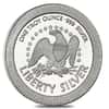 1 oz Liberty Bell Stackable Silver Round .999 Silver