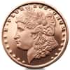 1 oz Morgan Dollar Copper Round .999 Fine