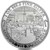 1 oz PAMP Santa's Workshop Colorized Silver Round (w/Box)