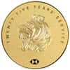 1 oz PAMP Suisse HSBC 25 Years of Service Gold Round .9999 Fine