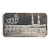 1 oz PAMP Suisse Vintage Silver Art Bar Ka 'Bah Mecca