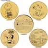 1 oz Peanuts Gold Round BU/Proof (Random Design)