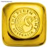 1 oz Perth Mint Cast Gold Button Bar Serial Number Limited Edition .9999 Fine