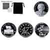 1 oz President Trump Official Silver Medallion Round .999 Fine w/COA (Random Design)