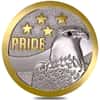 1 oz Pride Honor Courage Duty Sterling Silver Round .925 Fine