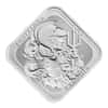1 oz Royal Mint Britannia and Liberty Silver Bar .9999 Fine