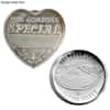 1 oz Silver Shaped Minted Round .999 Fine