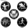 1 oz South Korea 10,000 Won 1988 Seoul Olympics Proof Silver Coin (Random Design)