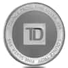1 oz TD Bank Silver Round .999 Fine