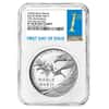 1 oz End of WWII 75th Anniversary Proof Silver Medal NGC PF 70 FDOI