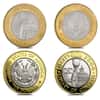 2000-W Gold/Platinum $10 Commemorative Library of Congress BU/Proof