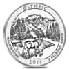 2011-P 5 oz Silver America the Beautiful ATB Washington Olympic National Park Unc Coin (w/Box & COA)