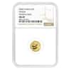 2000 1/20 oz Chinese Gold Panda 5 Yuan Frosted Ring NGC MS 69