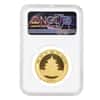 2000 1 oz Chinese Gold Panda 100 Yuan Frosted Ring NGC MS 69