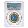 2000 Gibraltar Proof Uniform Penny Post Black Gold 1/2 Crown PCGS PF 69