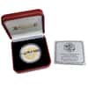 2001 Gibraltar Proof Trimetallic 1 Crown Gold/Silver/Platinum Coin