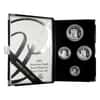 2002-W 1.85 oz Proof Platinum American Eagle 4-Coin Set (w/Box & COA)
