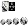 2002-W 1.85 oz Proof Platinum American Eagle 4-Coin Set (w/Box & COA)