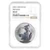 2002 Great Britain 1 oz Silver Britannia NGC MS 69