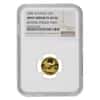 2002 W 1/10 oz $5 Proof Gold American Eagle NGC PF 69 UCAM Mint Error (Rev Struck Thru)