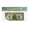 2003 $1 Federal Reserve Currency Note Error PCGS AU 50 PPQ (Printed Foldover)