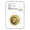 2003 1 oz Chinese Gold Panda 500 Yuan Mirrored Bamboo NGC MS 69