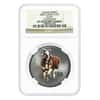 2003 1 oz Chinese Lunar Goat 10 Yuan Colorized Silver Coin PF 70 UCAM