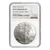 2003 1 oz Silver American Eagle NGC MS 69 Mint Error (Rev Struck Thru)