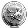 2004 1 oz Silver Australian Kookaburra Perth Mint .999 Fine BU In Cap