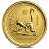 2004 1/4 oz Gold Lunar Year of The Monkey BU Australia Perth Mint (Series I)
