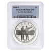 2004 P Lewis & Clark $1 Proof Silver Dollar Commem PCGS PF 70 DCAM