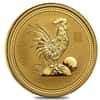 2005 1 oz Gold Lunar Year of The Rooster BU Australia Perth Mint (Series I)