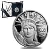 2005 W 1/4 oz $25 Platinum American Eagle Proof Coin (w/Box & COA)