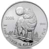 2006 1/2 oz Silver Canadian Wolf - Wildlife Series Coin BU (Sealed)