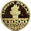 2006 1 oz $1000 NORFED Liberty Dollar Gold Round .9999 Fine (Scruffy)