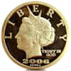 2006 1 oz $1000 NORFED Liberty Dollar Gold Round .9999 Fine (Scruffy)