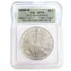 2006-W 1 oz Burnished Silver American Eagle ICG SP 70