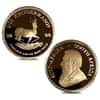 2008 South Africa 0.35 oz Proof Gold Krugerrand Oom Paul 3-Coin Set (w/Box)