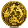 2008 5 oz Chinese Beijing Olympics Proof Gold Coin (w/Box & COA)
